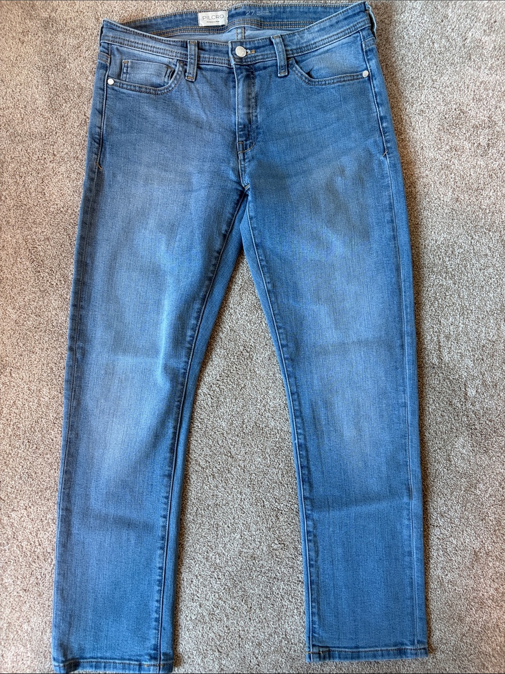 Pilcro Slim boyfriend women’s Jeans in Medium Blue Wash